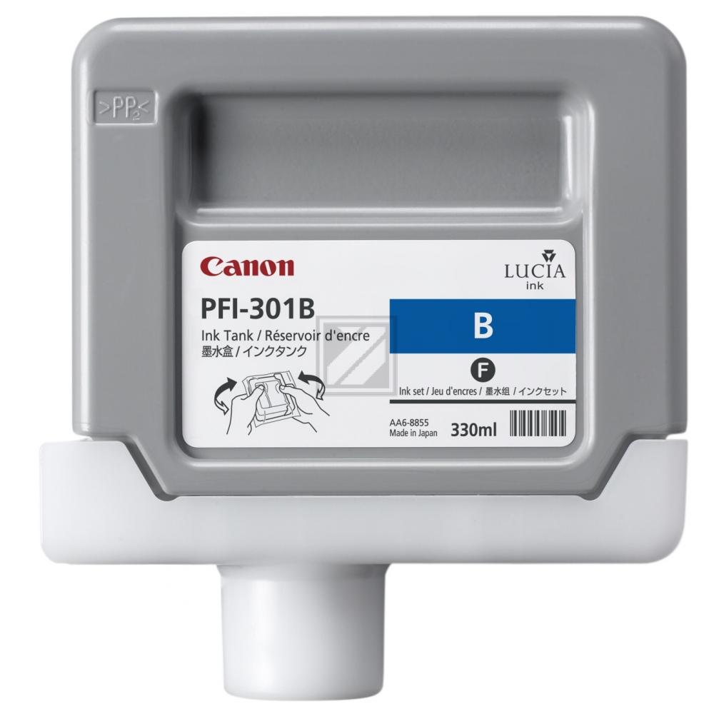Original Canon 1494B001 / PFI-301B Tinte Blau