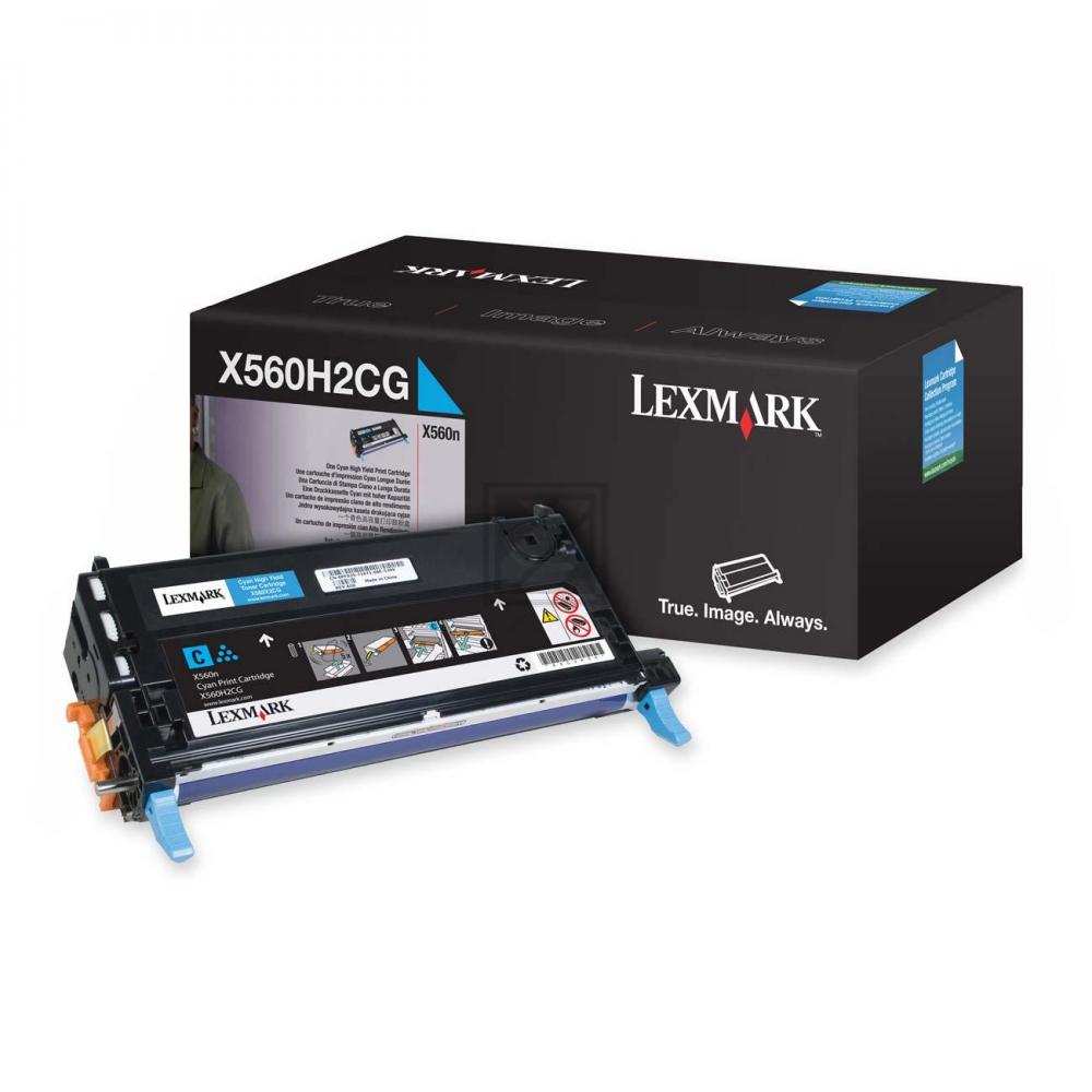 Original Lexmark X560H2CG Toner Cyan