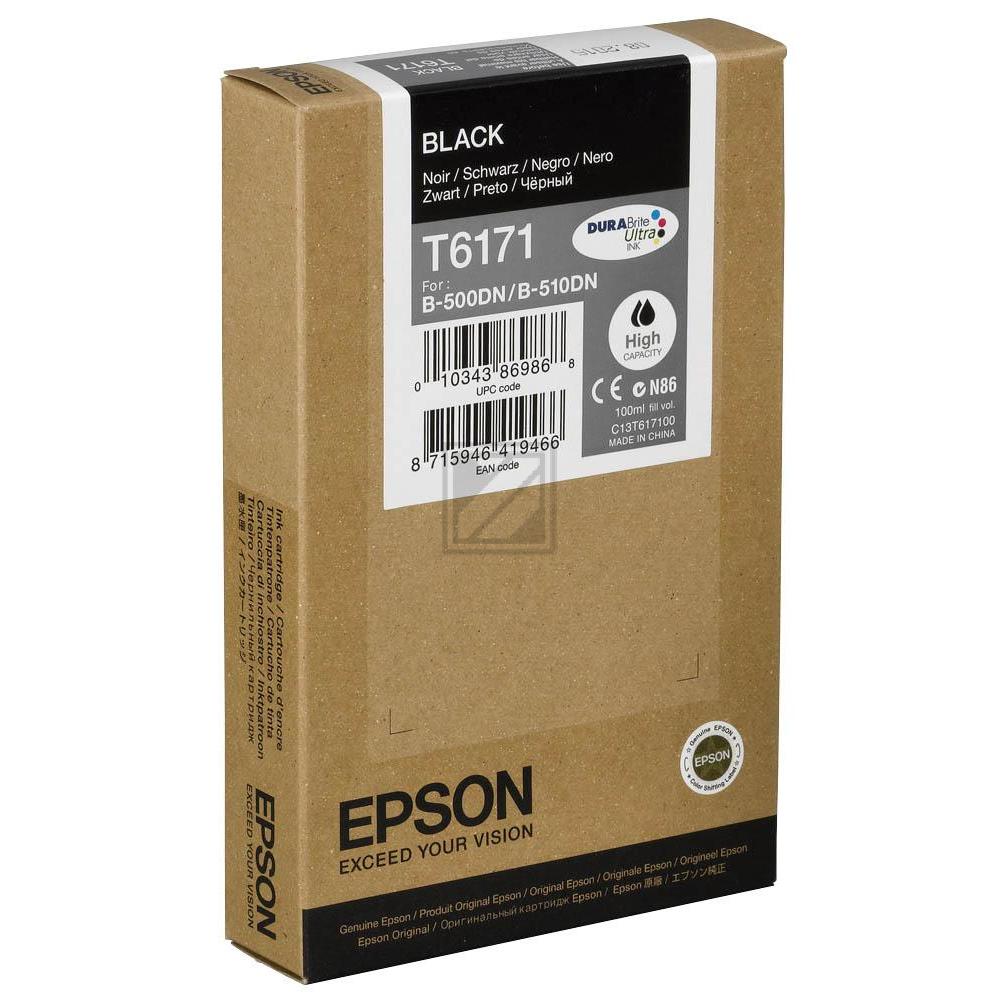Original Epson C13T617100 / T6171 Tinte Schwarz XL