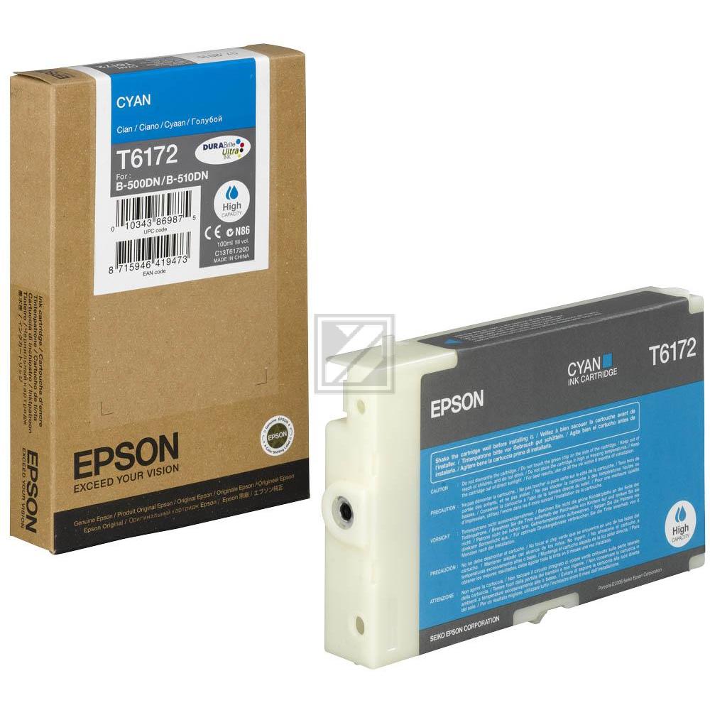 Original Epson C13T617200 / T6172 Tinte Cyan XXL