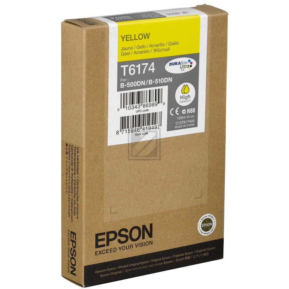 Original Epson C13T617400 / T6174 Tinte Gelb XXL