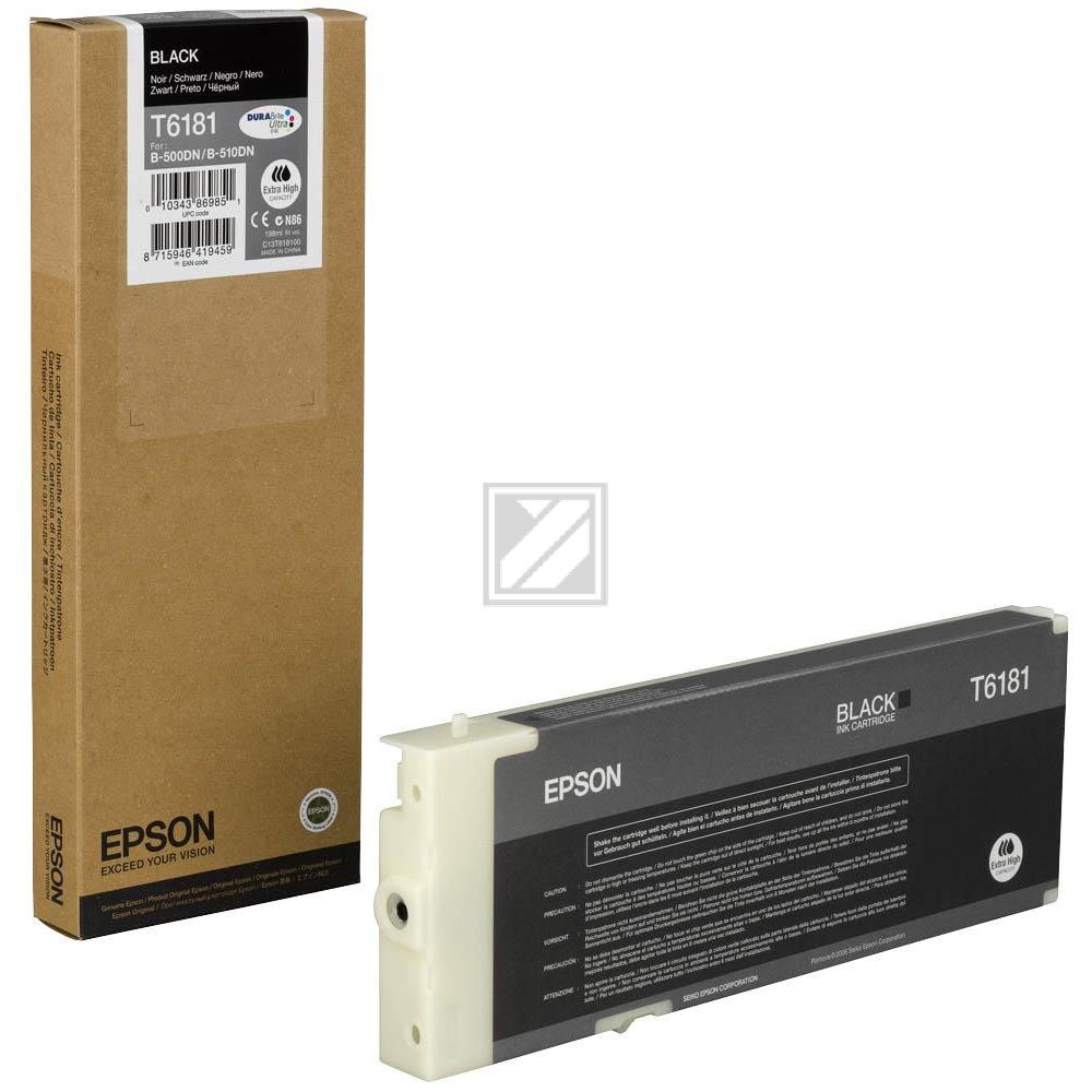 Original Epson C13T618100 / T6181 Tinte Schwarz XXL