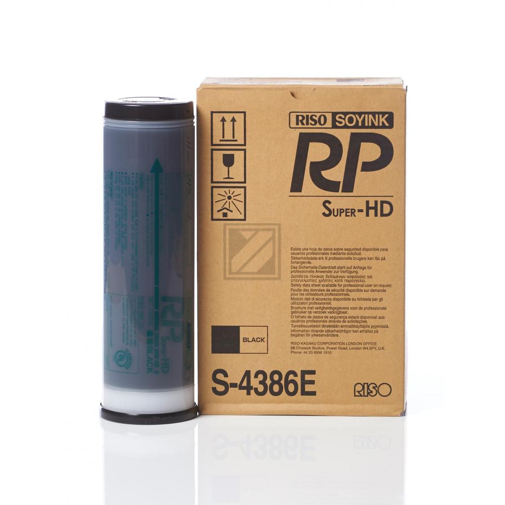 Original Riso S-4386E Tinte Schwarz 2er Set