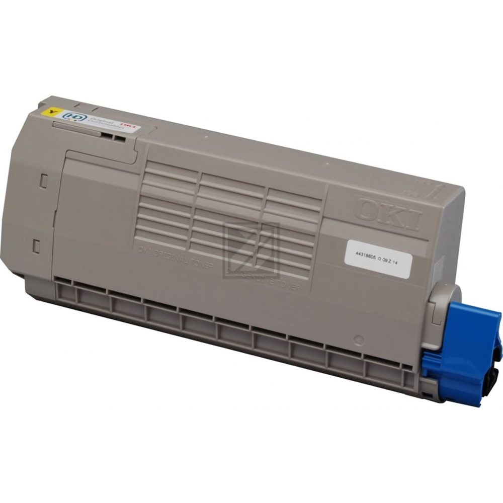Original OKI 44318605 / C710 Toner Gelb