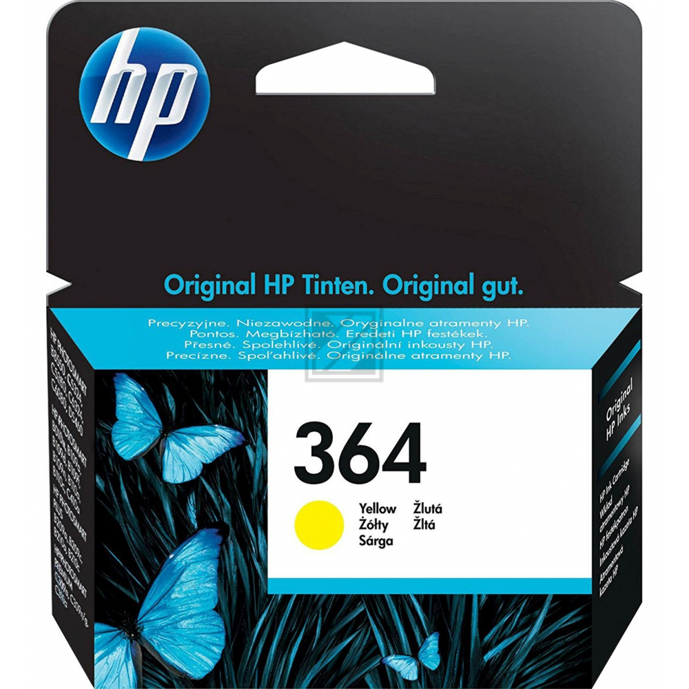 HP Tintenpatrone gelb (CB320EE, 364)