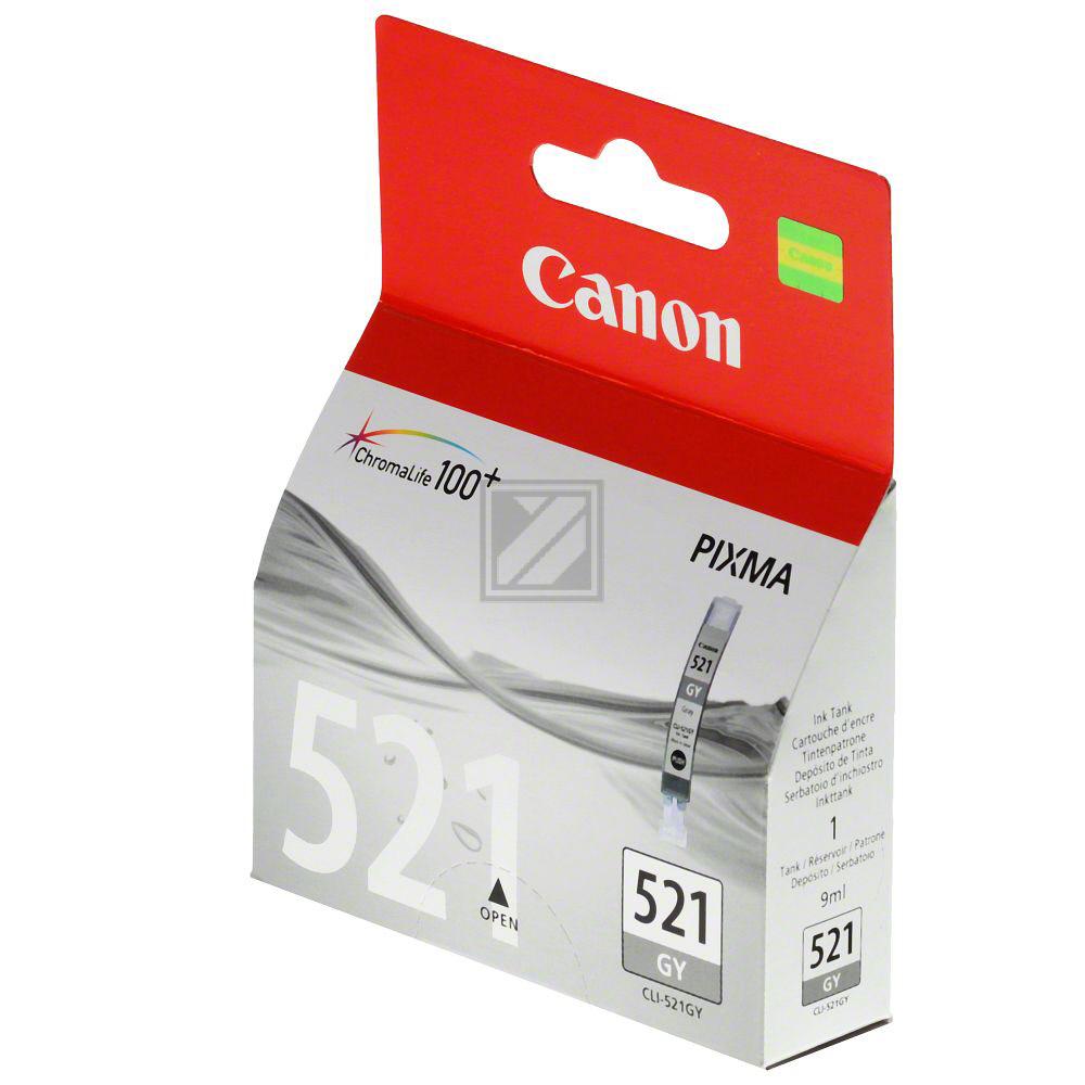 Canon Tintenpatrone grau (2937B001, CLI-521GY)