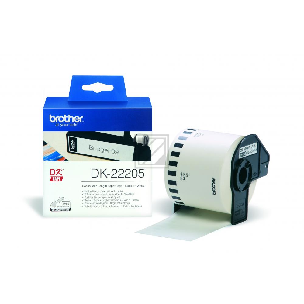 Original Brother DK-22205 P-Touch (Endlos-Etikett, Papier)