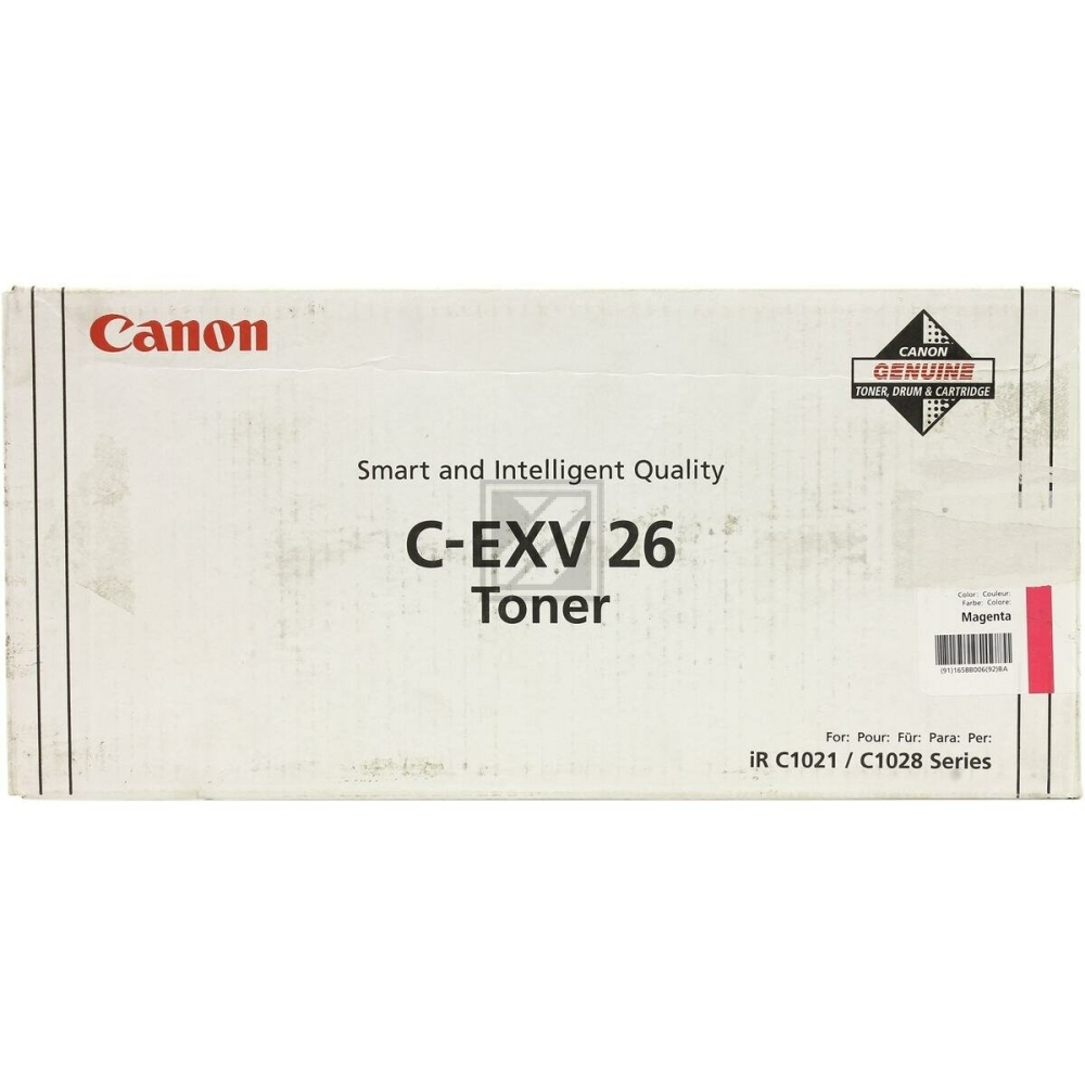 Original Canon 1658B006 / C-EXV26M Toner Magenta