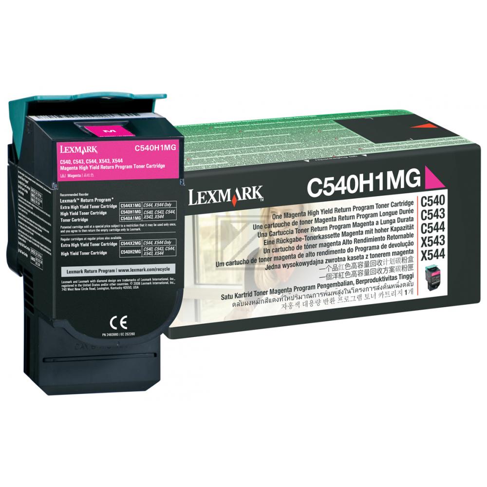 Original Lexmark C540H1MG Toner Magenta XXL