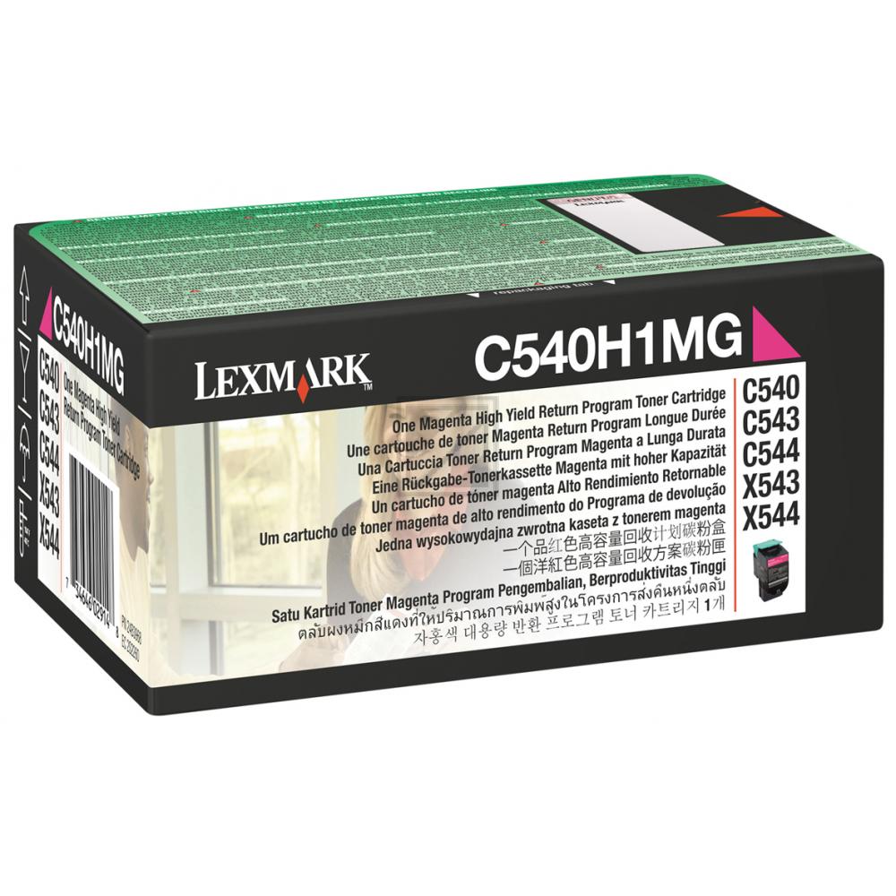 Original Lexmark C540H1MG Toner Magenta XXL