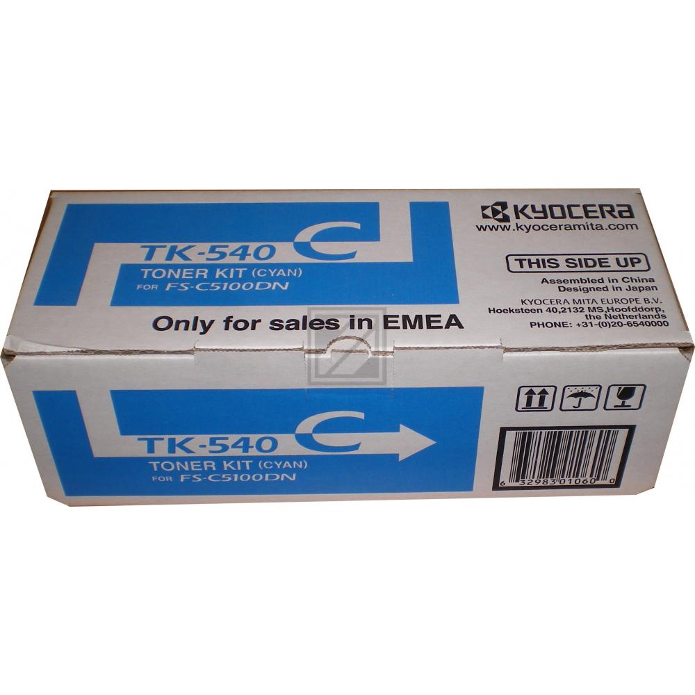 Original Kyocera 1T02HLCEU0 / TK-540C Toner Cyan