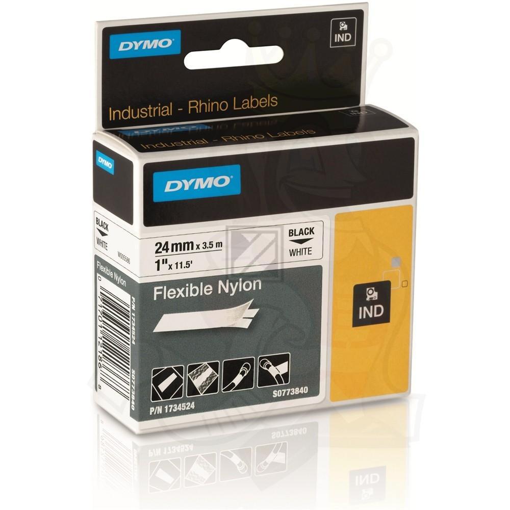 Dymo Flexibles Nylonband 24mm schwarz/wei (1734524)