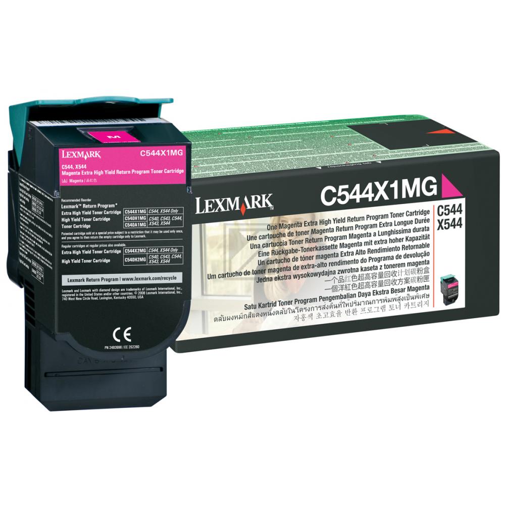 Original Lexmark C544X1MG Toner Magenta XXL