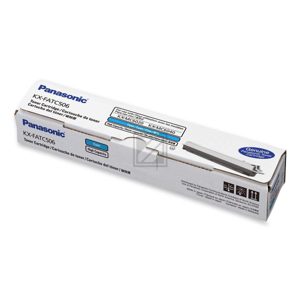 Original Panasonic KX-FATC506 Toner Cyan