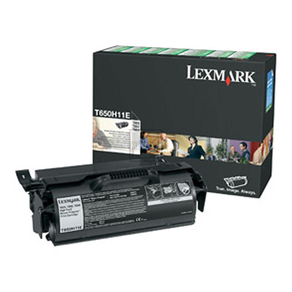 Original Lexmark T650H11E Toner Schwarz XXL