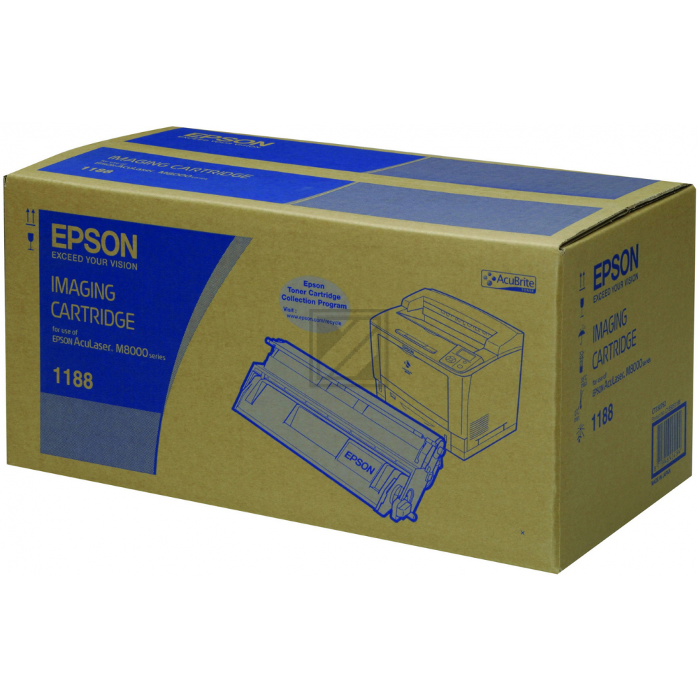 Original Epson C13S051188 / S051188 Toner Schwarz