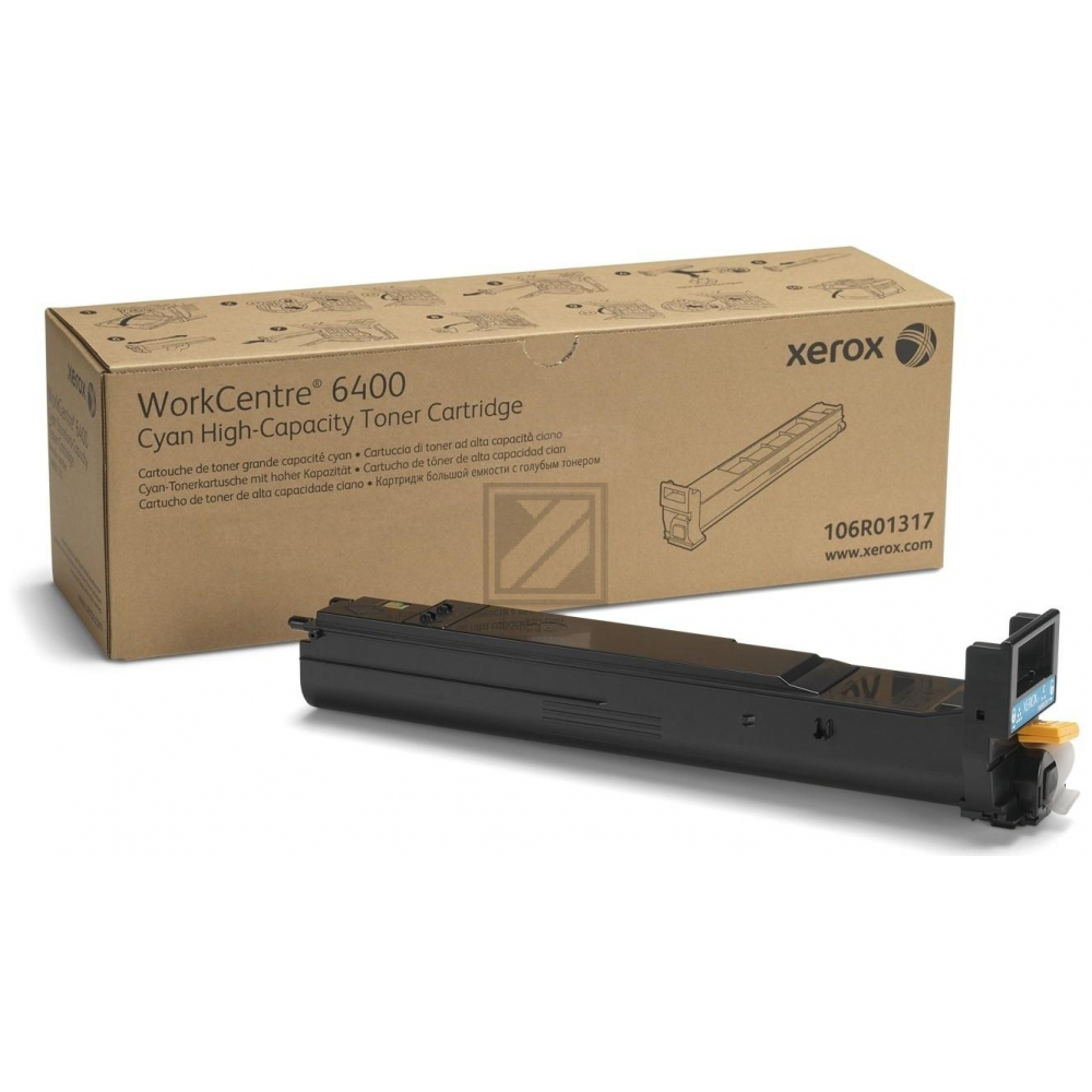 Original Xerox 106R01317 / 6400 Toner Cyan XXL