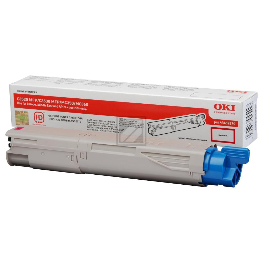 Original OKI 43459370 / C3520Toner Magenta