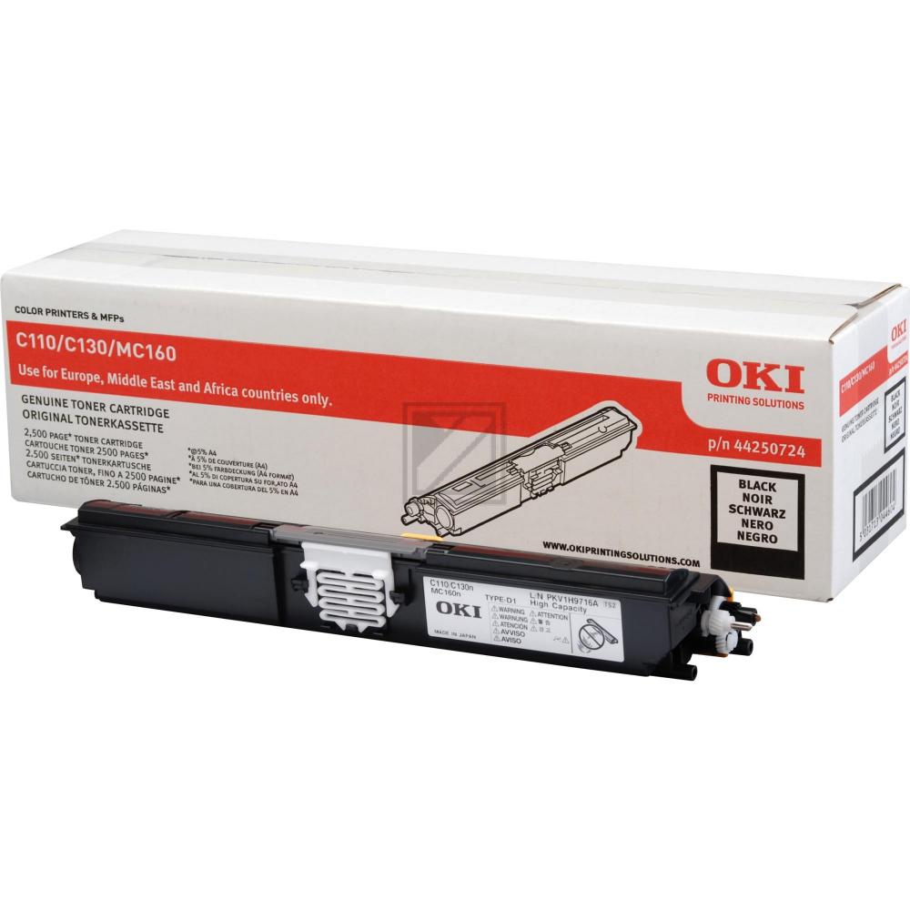 Original OKI 44250724 / C110 Toner Schwarz