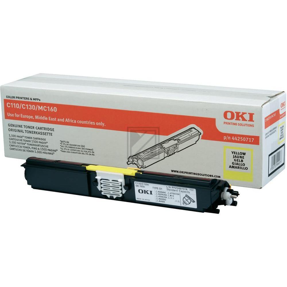 Original OKI 44250717 / C110 Toner Gelb