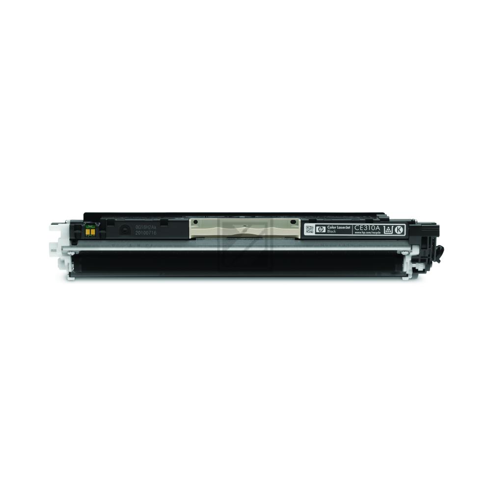 Original HP CE310A / 126A Toner Schwarz