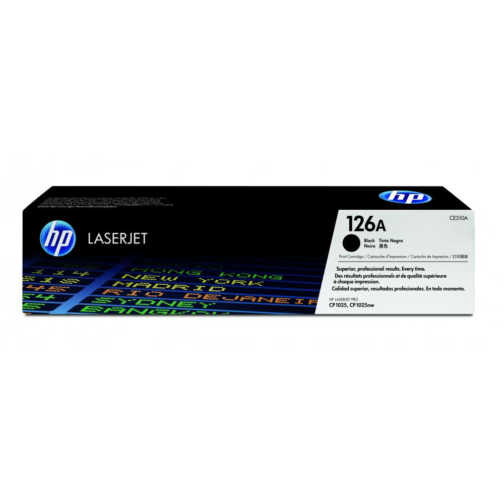 Original HP CE310A / 126A Toner Schwarz