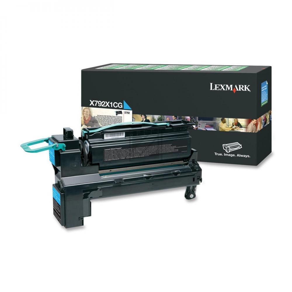 Original Lexmark X792X1CG Toner Cyan