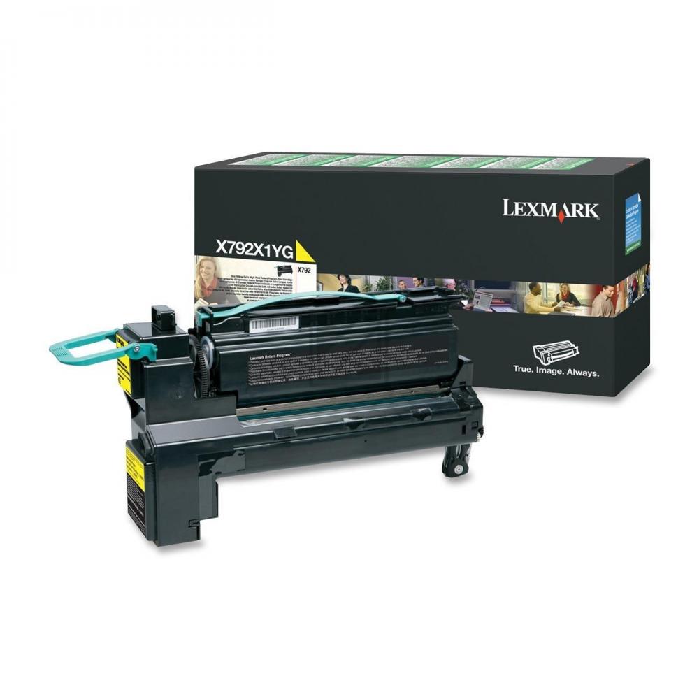 Original Lexmark X792X1YG Toner Gelb