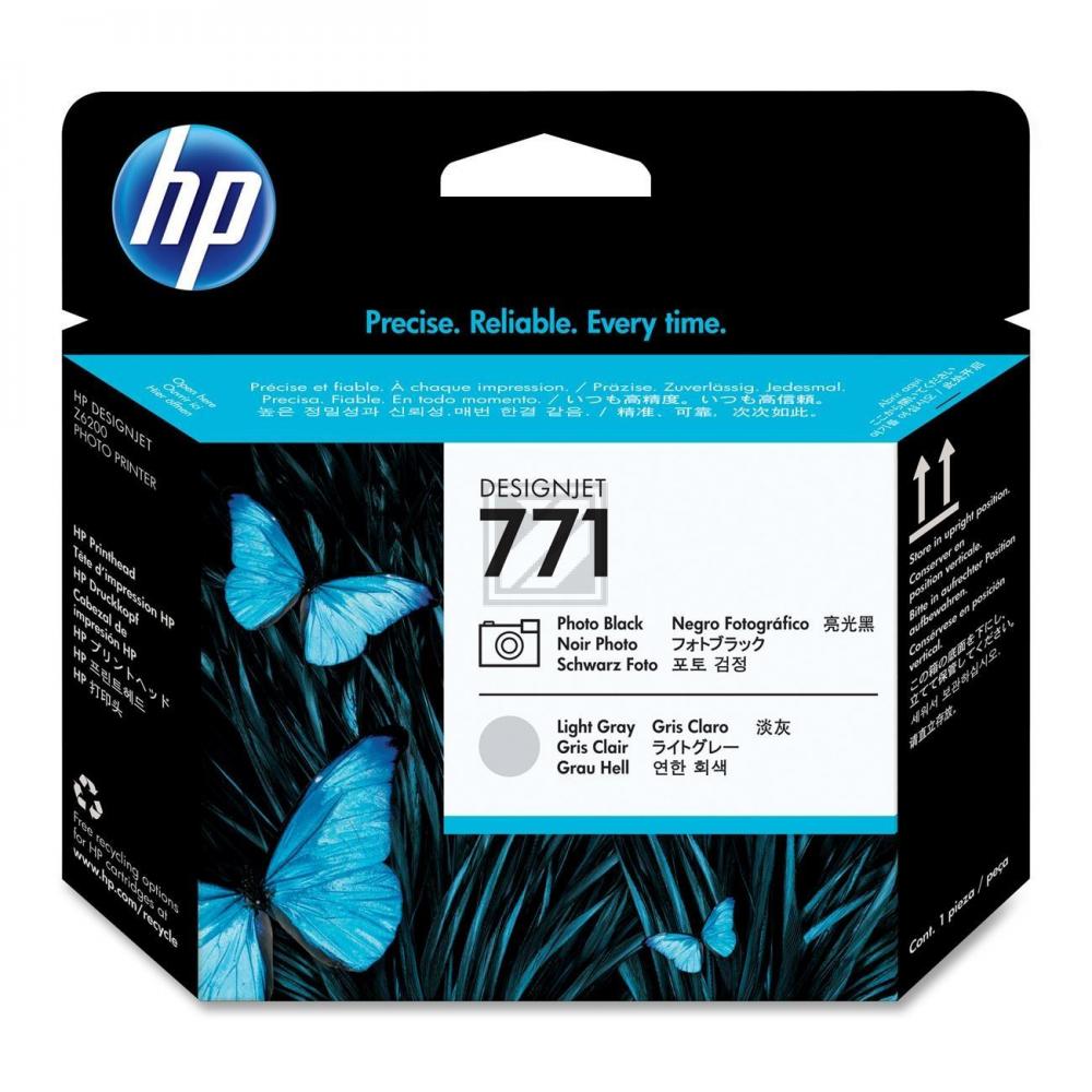 Original HP CE020A / 771 Tinte Schwarz, Grau