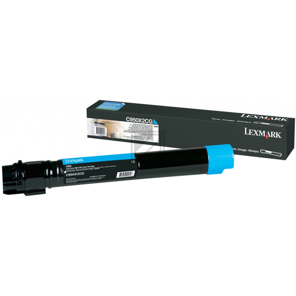 Original Lexmark C950X2CG Toner Cyan