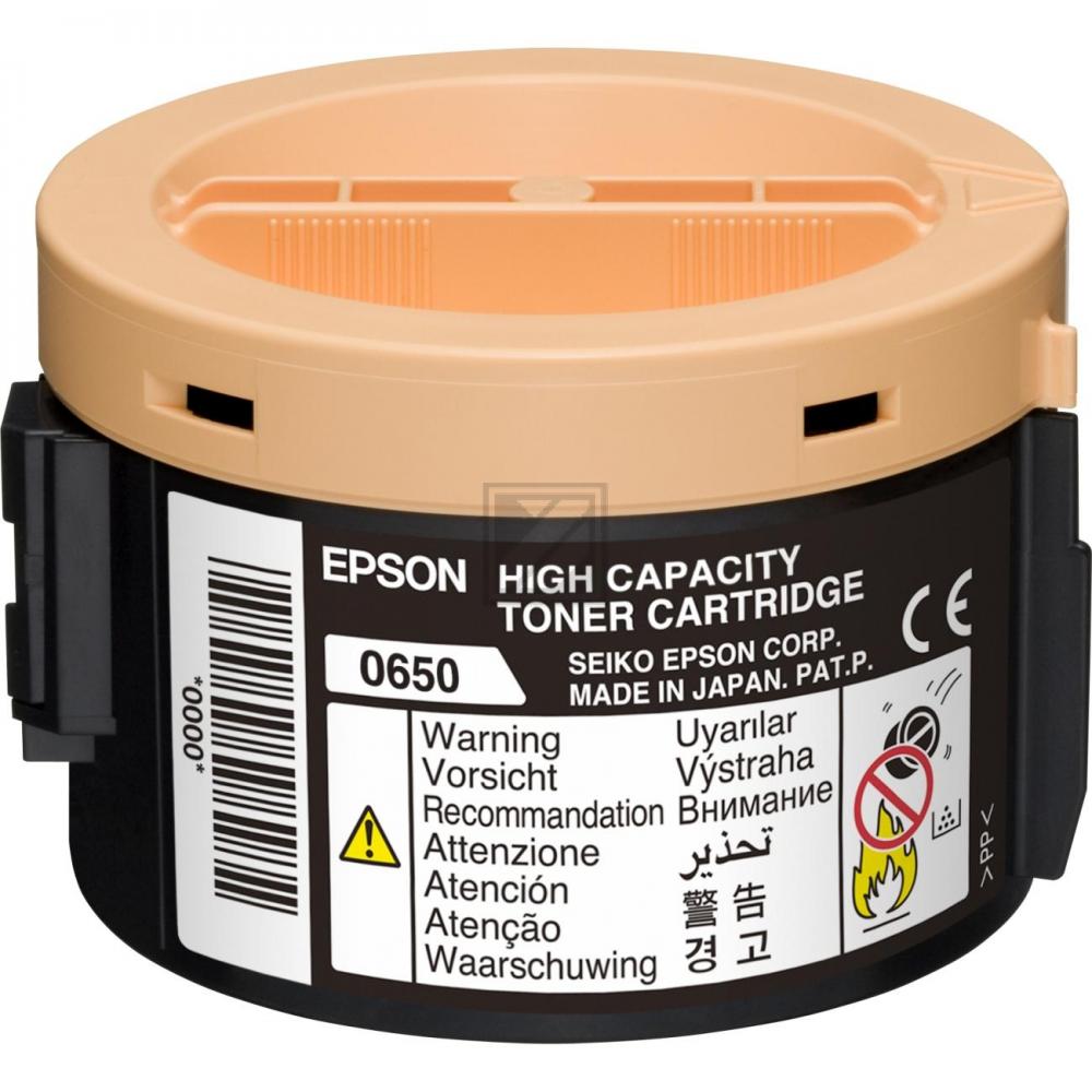 Original Epson C13S050650 / S050650 Toner Schwarz XXL