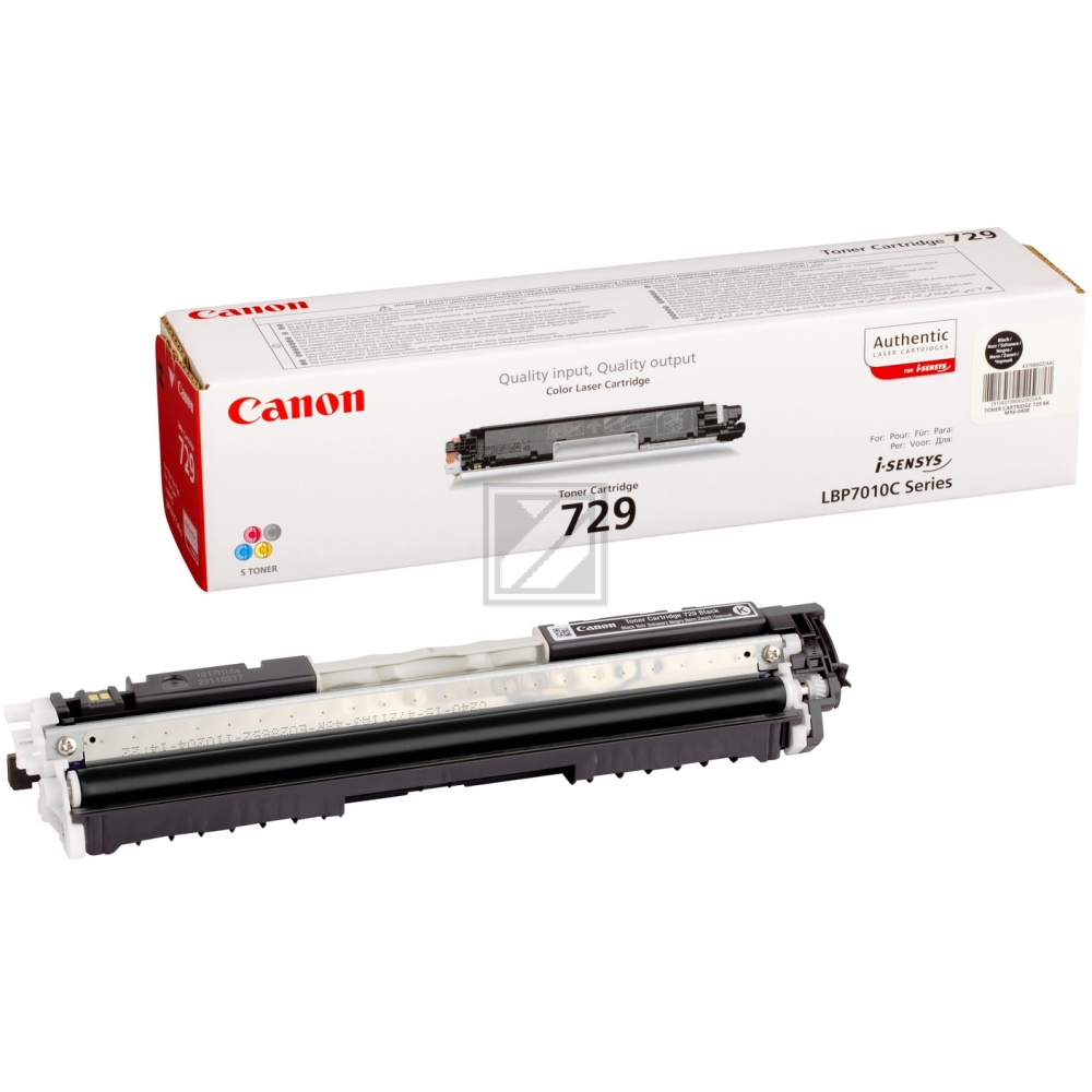 Original Canon 4370B002 / CRG729BK Toner Schwarz