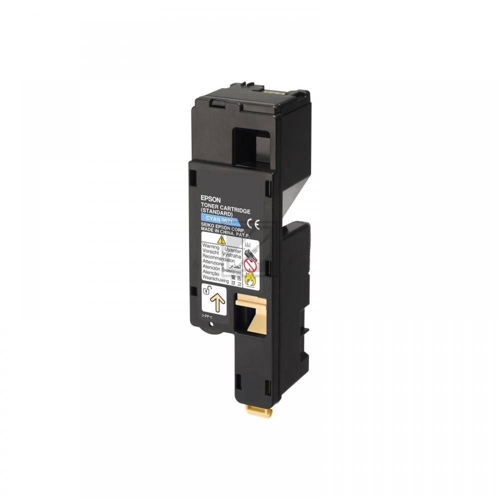 Original Epson C13S050671 / S050671 Toner Cyan