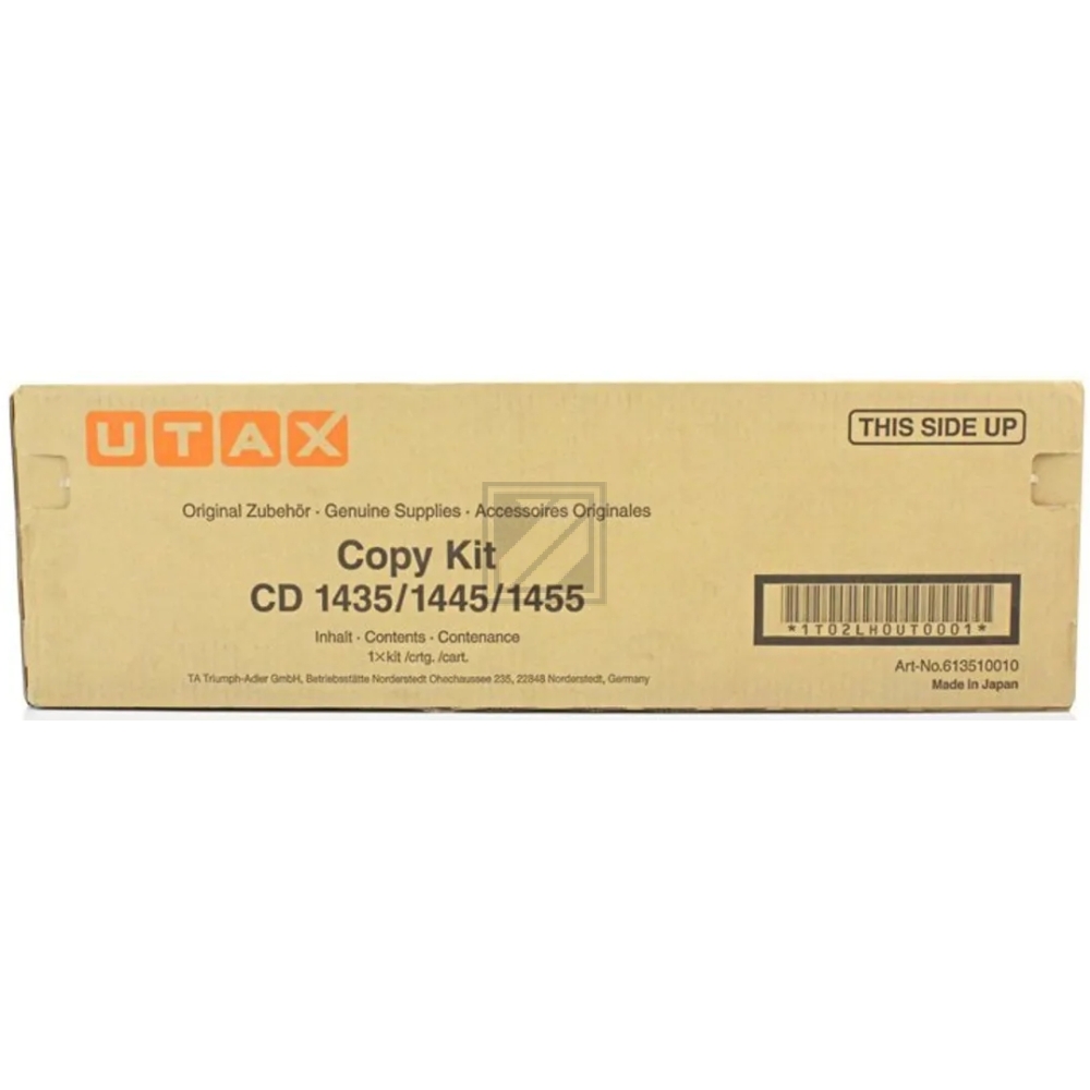 Original Utax 613510010 / CD1435 Toner Schwarz