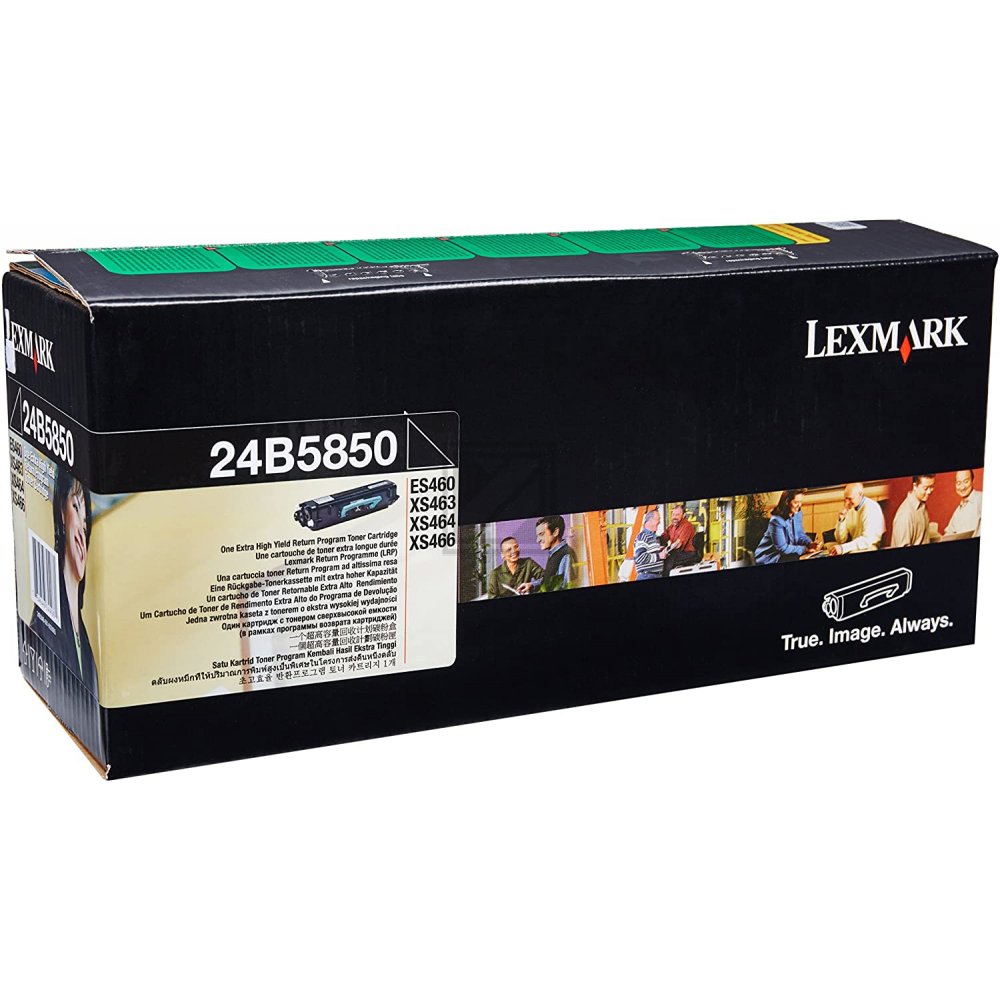 Original Lexmark 24B5850 Toner Schwarz