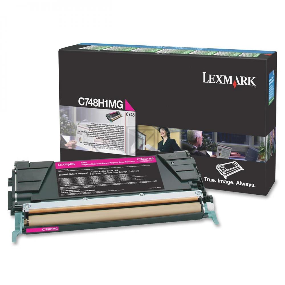 Original Lexmark C748H1MG Toner Magenta XXL