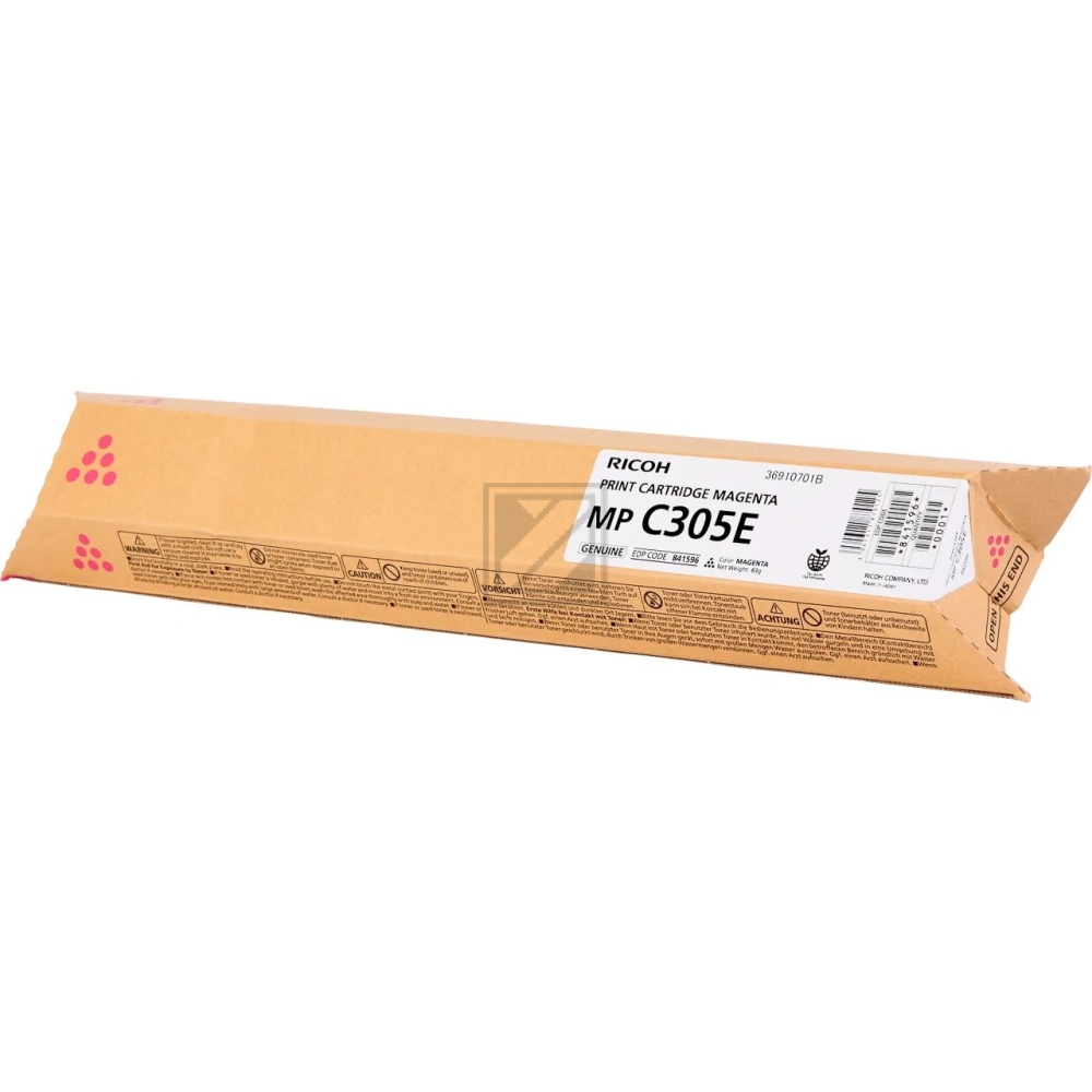 Original Ricoh 841596 / TYPEMPC305E Toner Magenta