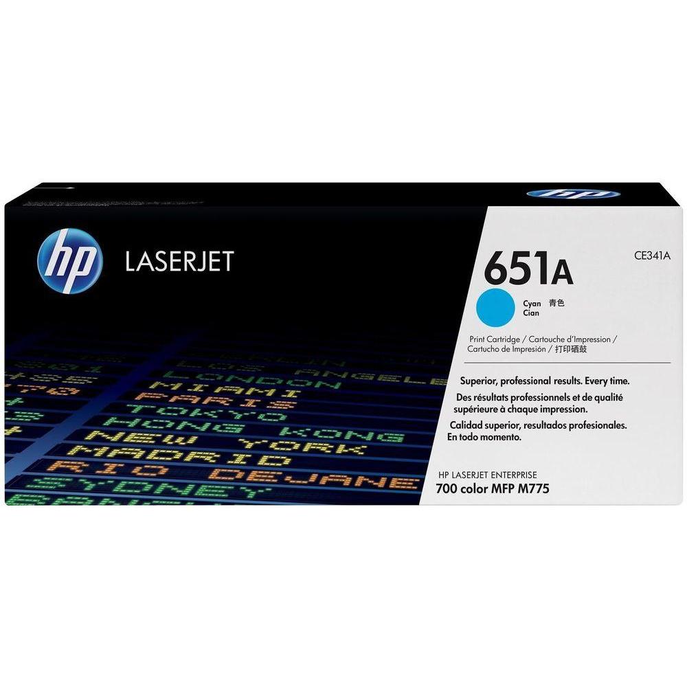 Original HP CE341A / 651A Toner Cyan