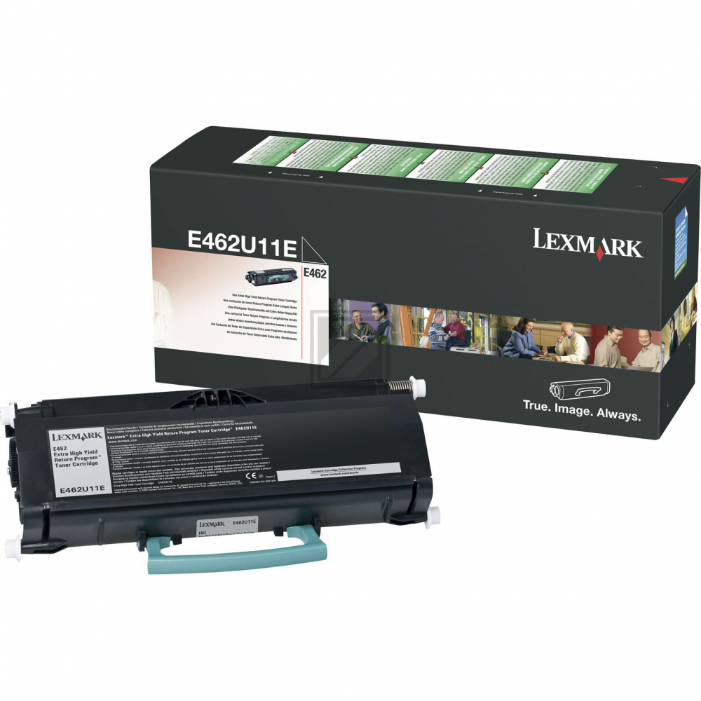 Original Lexmark E462U11E Toner Schwarz