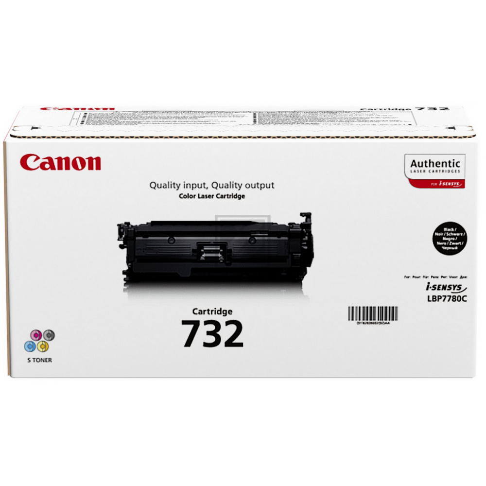 Original Canon 6263B002 / 732BK Toner Schwarz