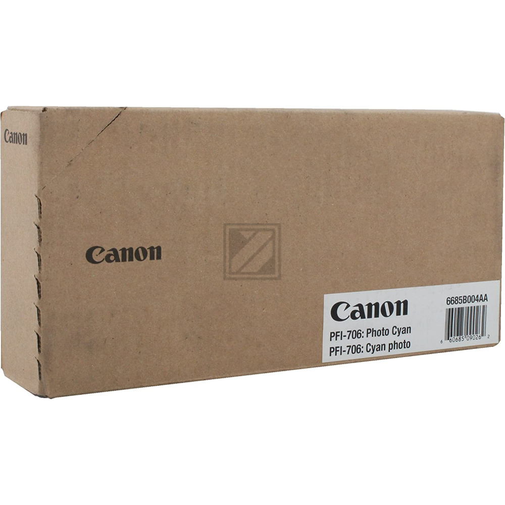 Original Canon 6685B001 / PFI-706PC Tinte Cyan (Hell) XXL