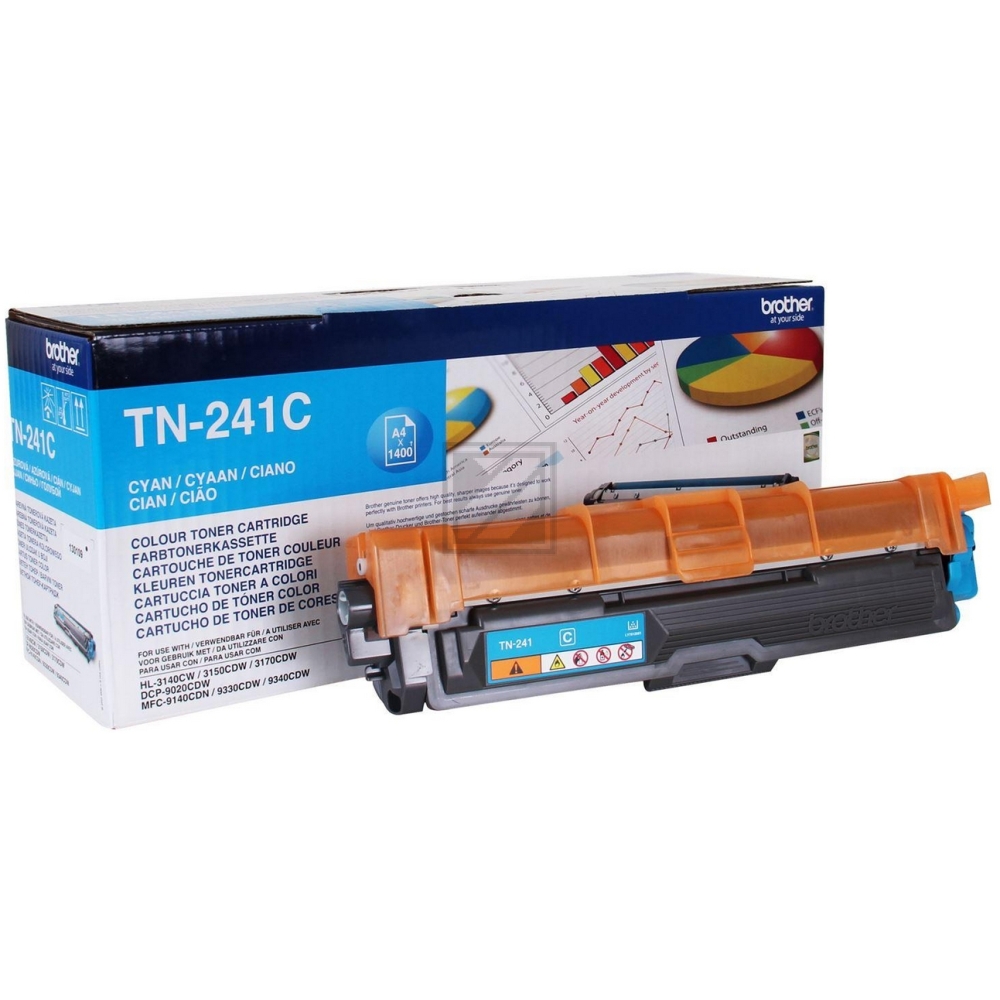 Original Brother TN-241C Toner Cyan