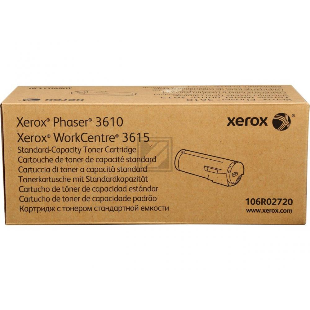 Original Xerox 106R02720 Toner Schwarz