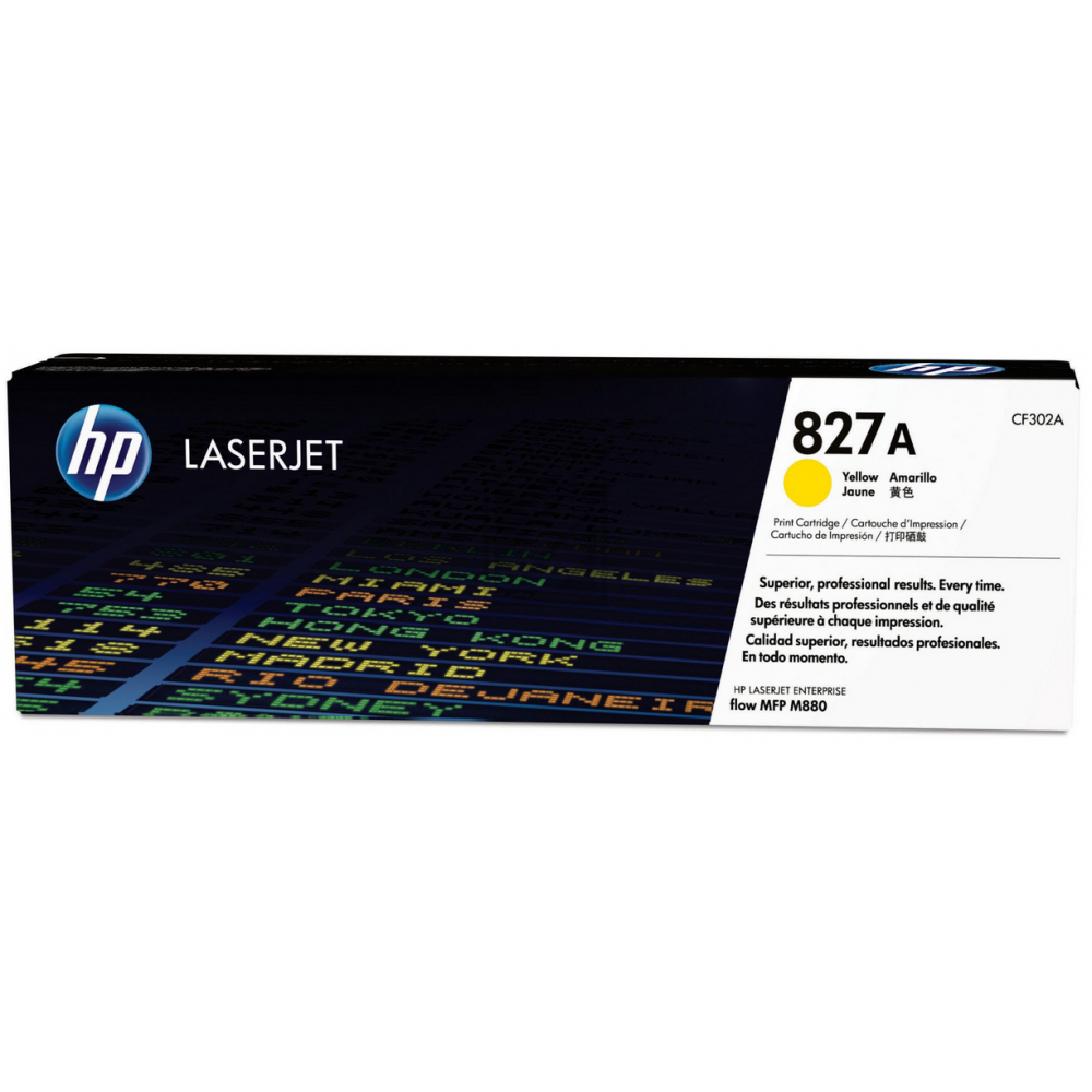 Original HP CF302A / 827A Toner Gelb
