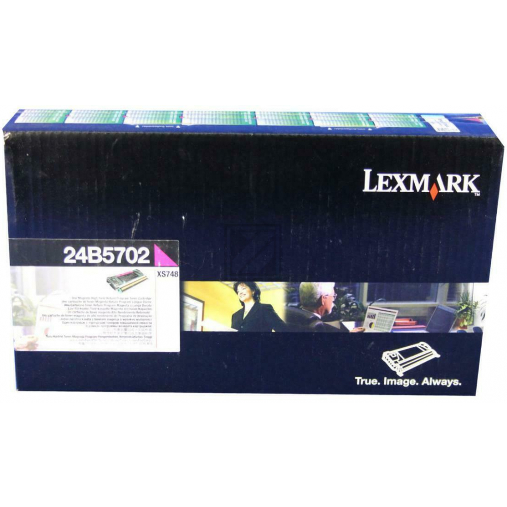 Original Lexmark 24B5702 Toner Magenta