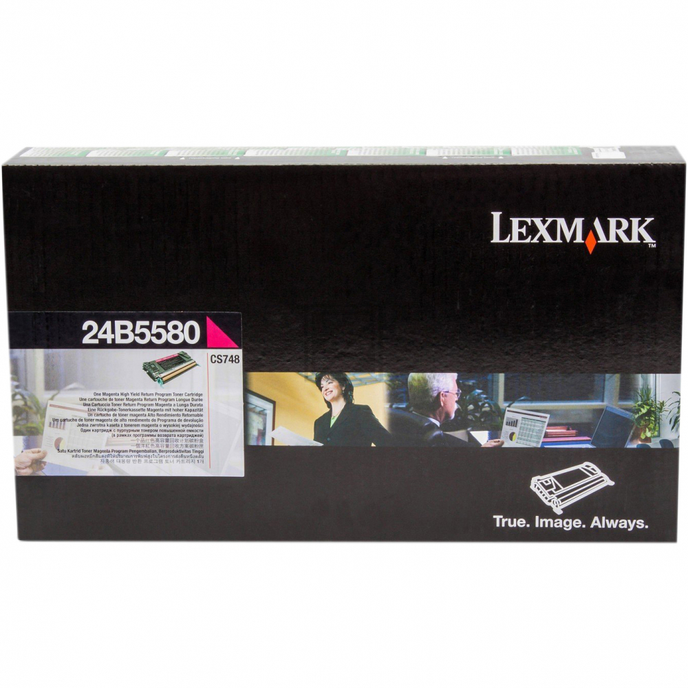 Original Lexmark 24B5580 Toner Magenta