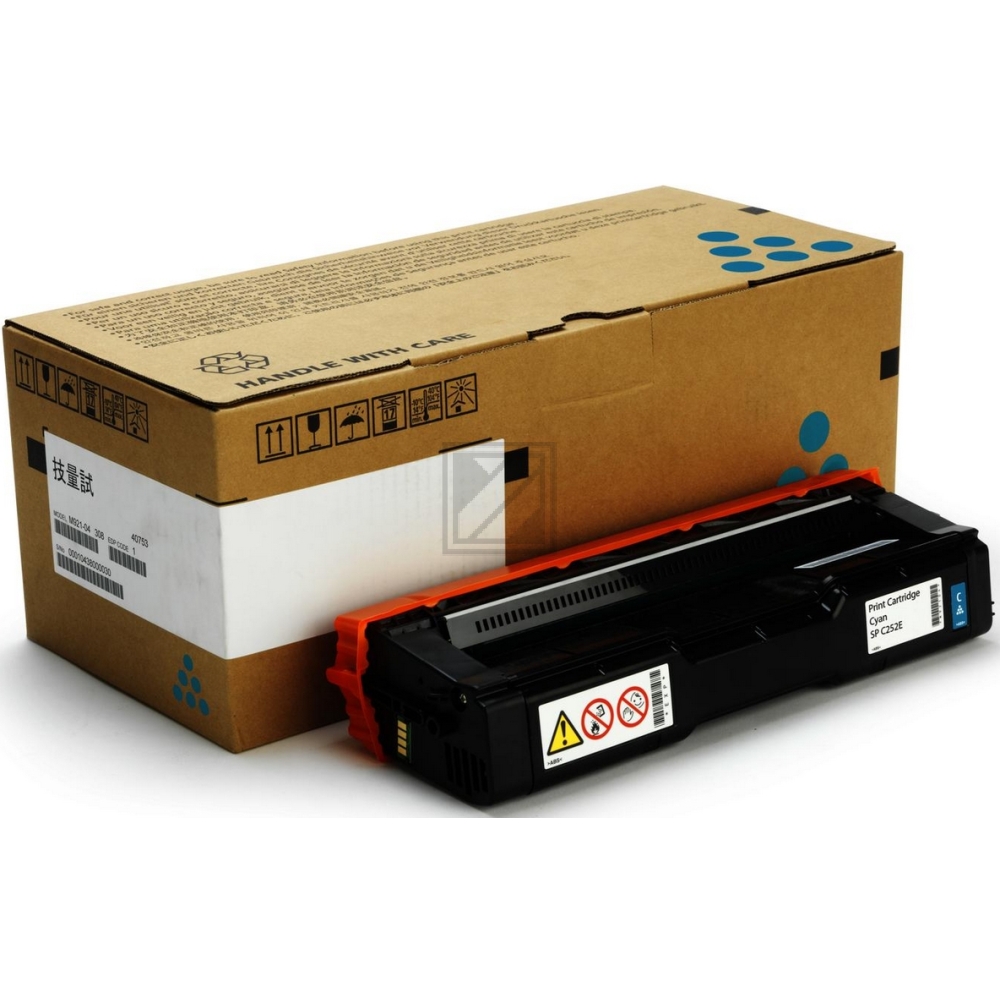 Original Ricoh 407544 Toner Cyan