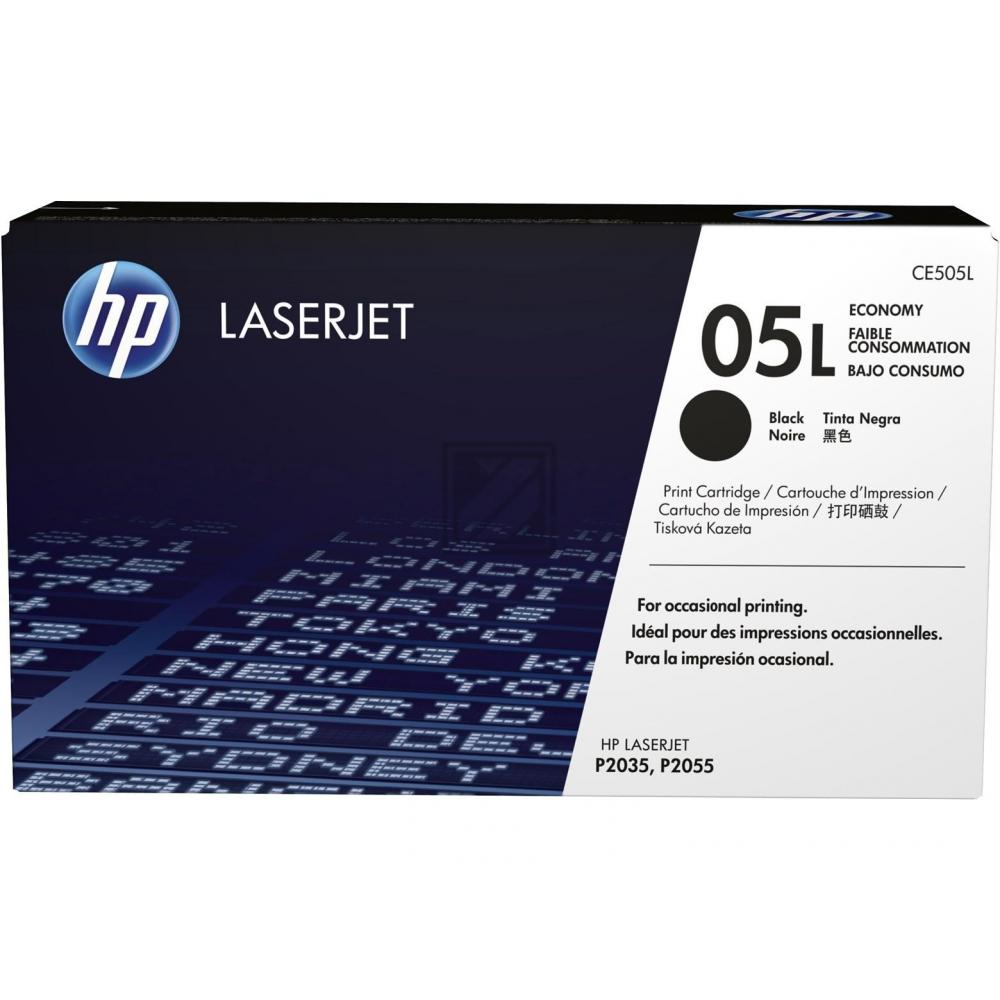 Original HP CE505L / 05L Toner Schwarz
