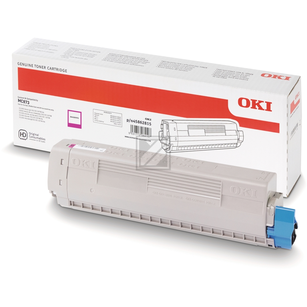 Original OKI 45862815 Toner Magenta