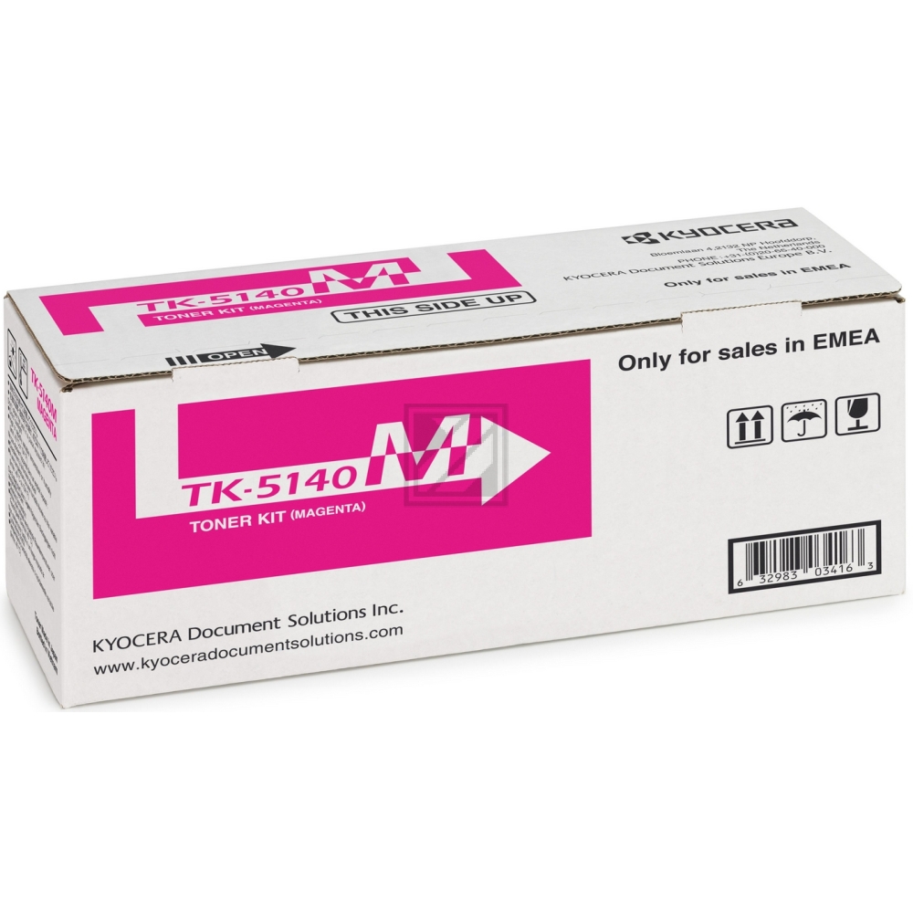 Original Kyocera 1T02NRBNL0 / TK-5140M Toner Magenta